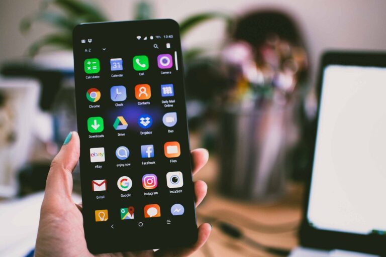 an android phone that is showing all the apps it has