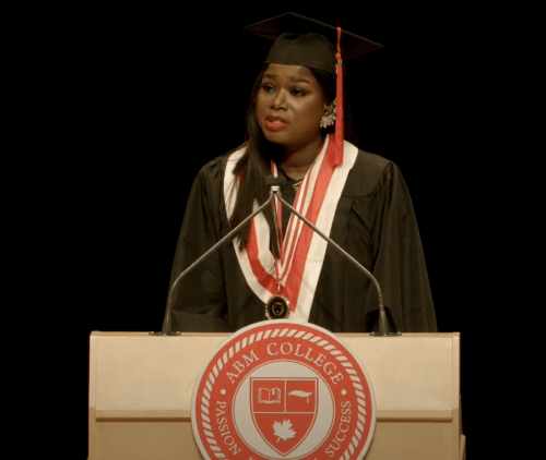 ABM College Valedictorian - Graduation