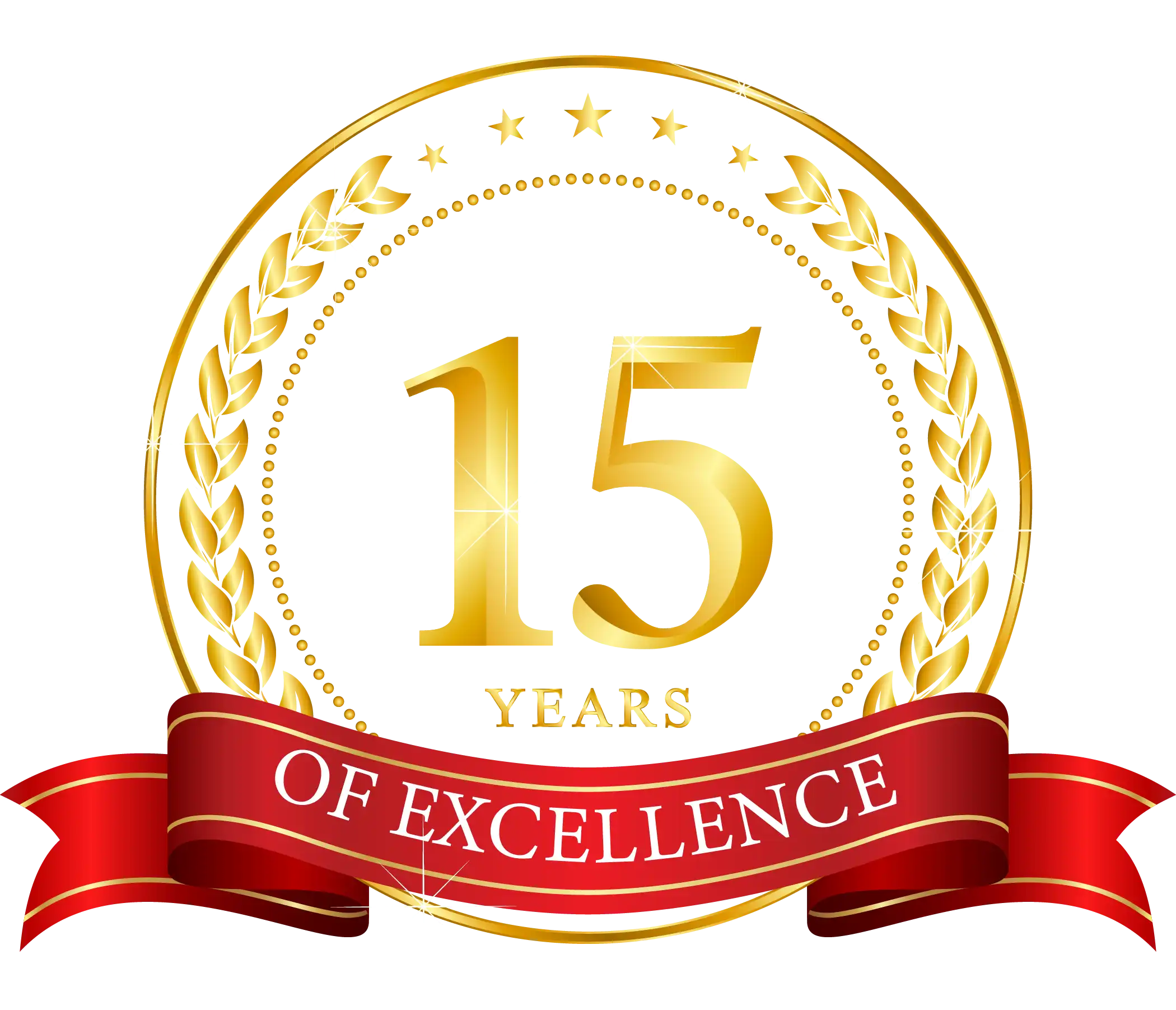 5 Years of Excellence badge