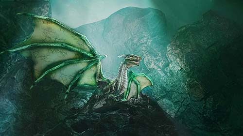 Screenshot from the VR remake of Colossal Cave Adventure