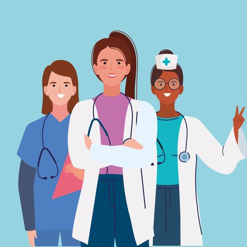 Medical Office Assistant - three female medical staff on Canadian Women Physicians Day